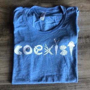 Coexist blue t-shirt